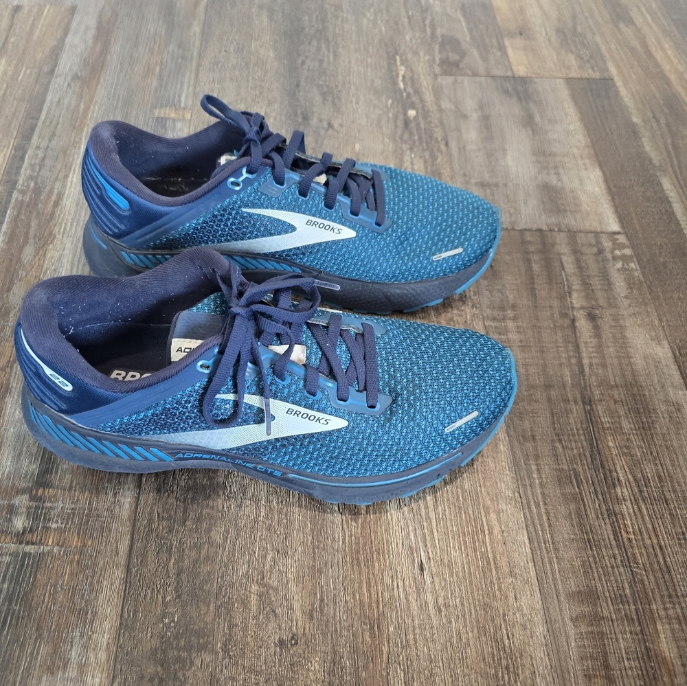Brooks Adrenaline GTS 22 Titan Teal Gray Athletic  Running Shoes Men  8.5 M D - Picture 6 of 14